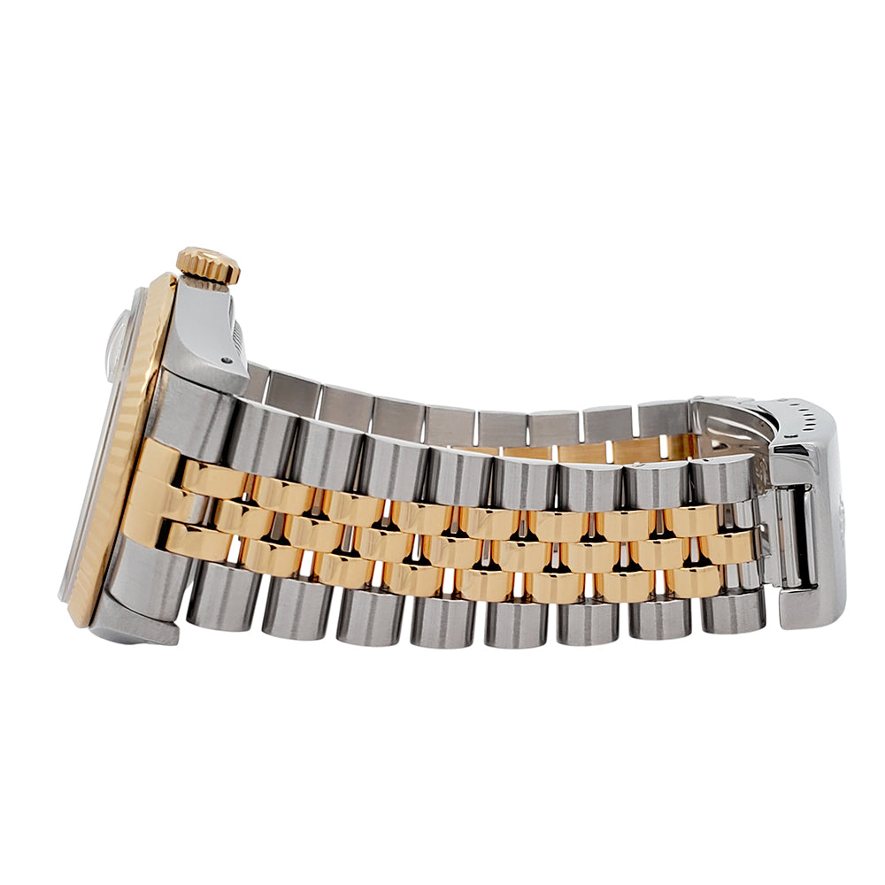 Rolex Datejust 36mm 16233 Factory Champagne Diamond Dial Yellow Gold/Steel Watch