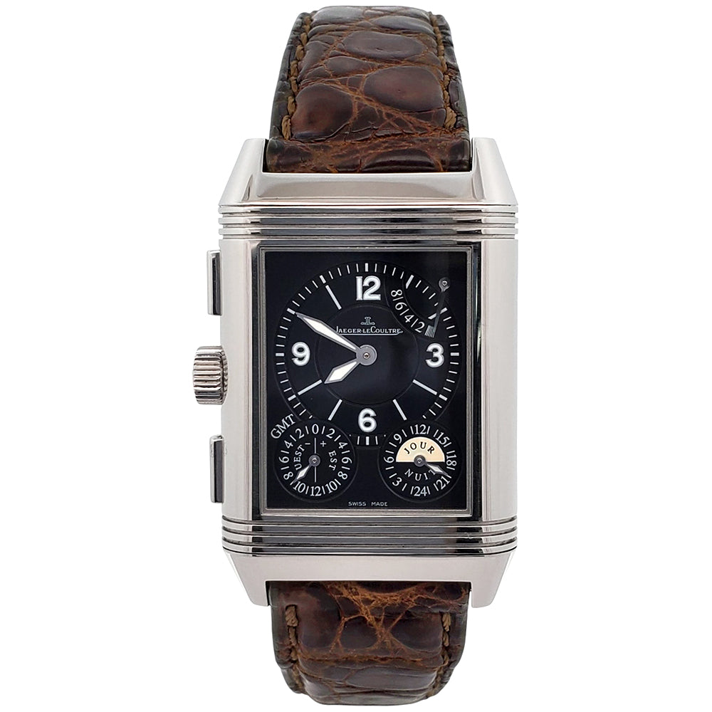 Jaeger-LeCoultre Grande Reverso GMT Q3028420 /240.8.18 Duo Face 47.0 x 29.0mm Watch