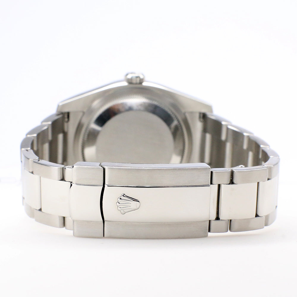 Rolex Datejust 116200 36mm 2.7ct Diamond Bezel/Black Index Dial Steel Oyster Watch