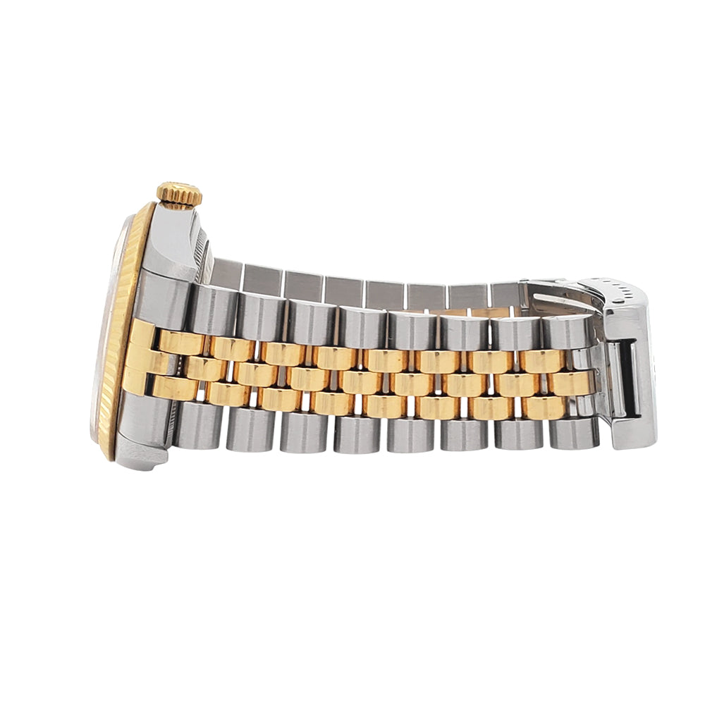 1995 Rolex Datejust 36mm Champagne Index Yellow Gold/Steel Jubilee Watch 16233