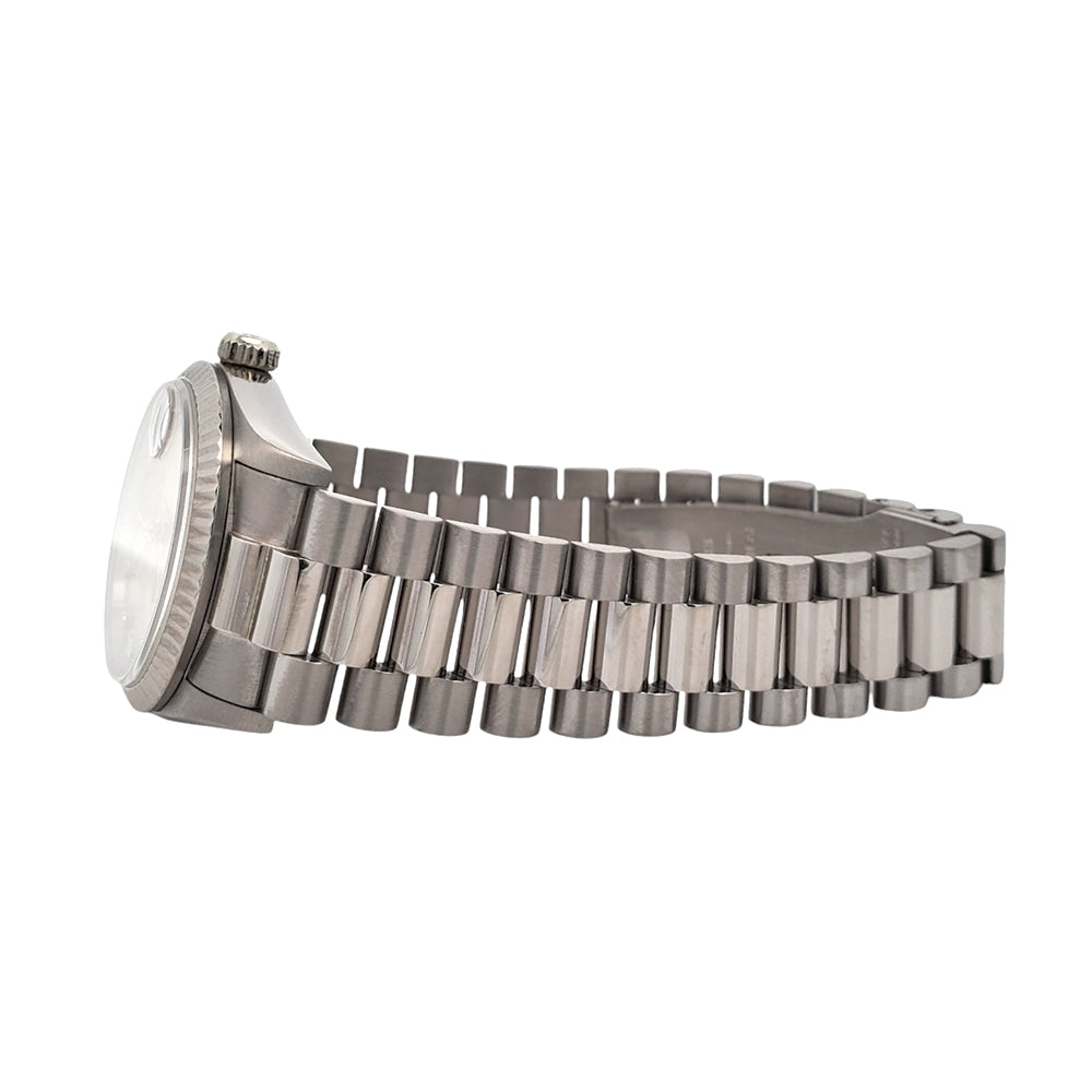 Rolex President Datejust 31mm Factory Diamond Dial White Gold Watch 68279