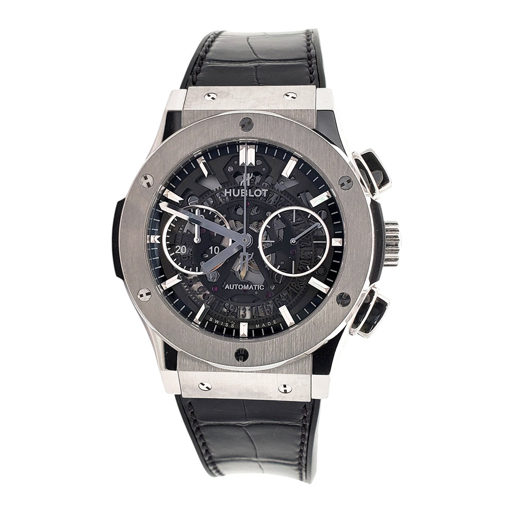 Hublot Classic Fusion Chronograph Aerofusion 45mm Skeleton Dial 525.NX.0170.LR Watch