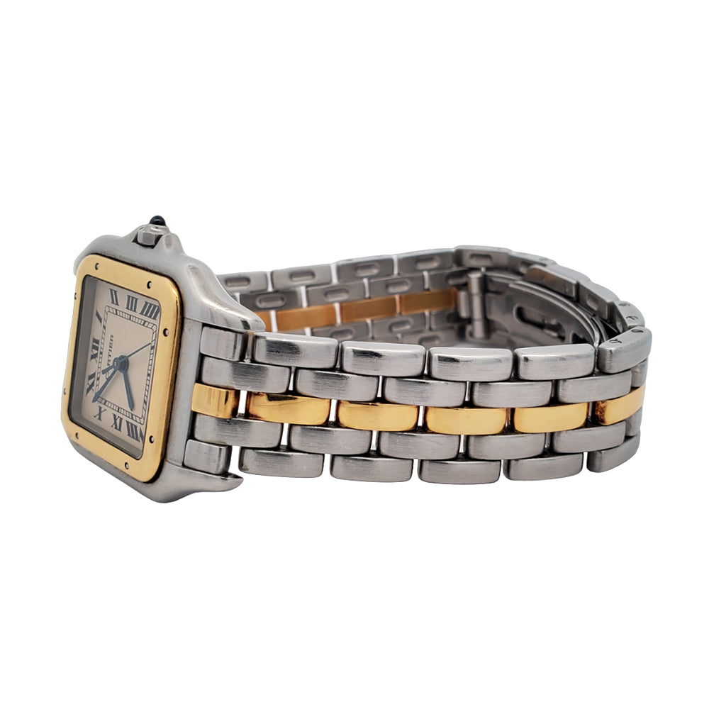 Cartier Panthère Date 26mm Roman Dial Yellow Gold/Steel Quartz Lady Watch 187949