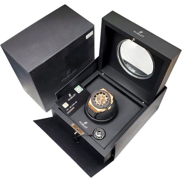 Rare Hublot Unico King Power Rose Gold Ceramic 48mm Watch 701.OQ.0180.RX Box/Papers/Tag