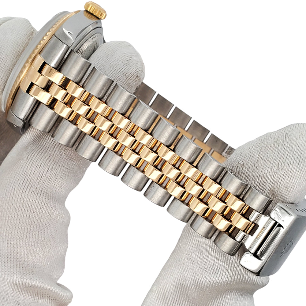 Rolex Datejust 36mm Factory Champagne Diamond Dial Watch 16013