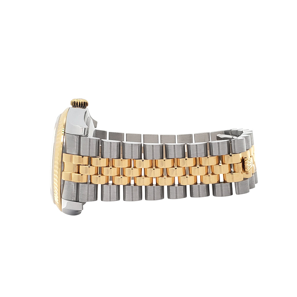 Rolex Datejust Factory Champagne Diamond Dial 2-tone Yellow Gold/Steel Jubilee 36mm Watch 116233