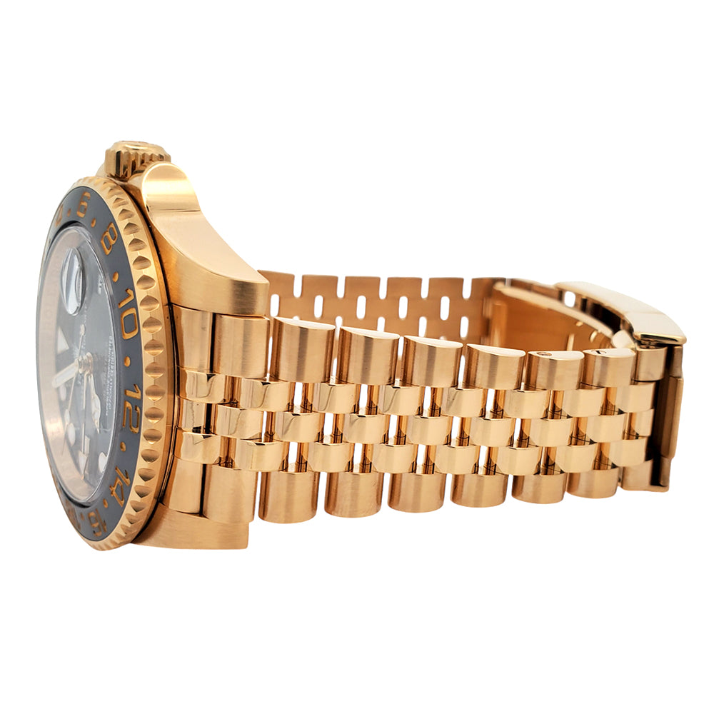 2024 Rolex GMT-Master II 18K Yellow Gold 40mm Jubilee Watch 126718