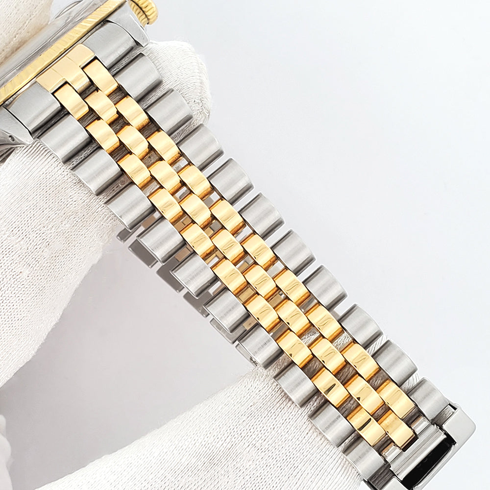 Rolex Datejust 36mm Champagne Index 2-tone Yellow Gold/Steel Jubilee 16013 Watch Papers