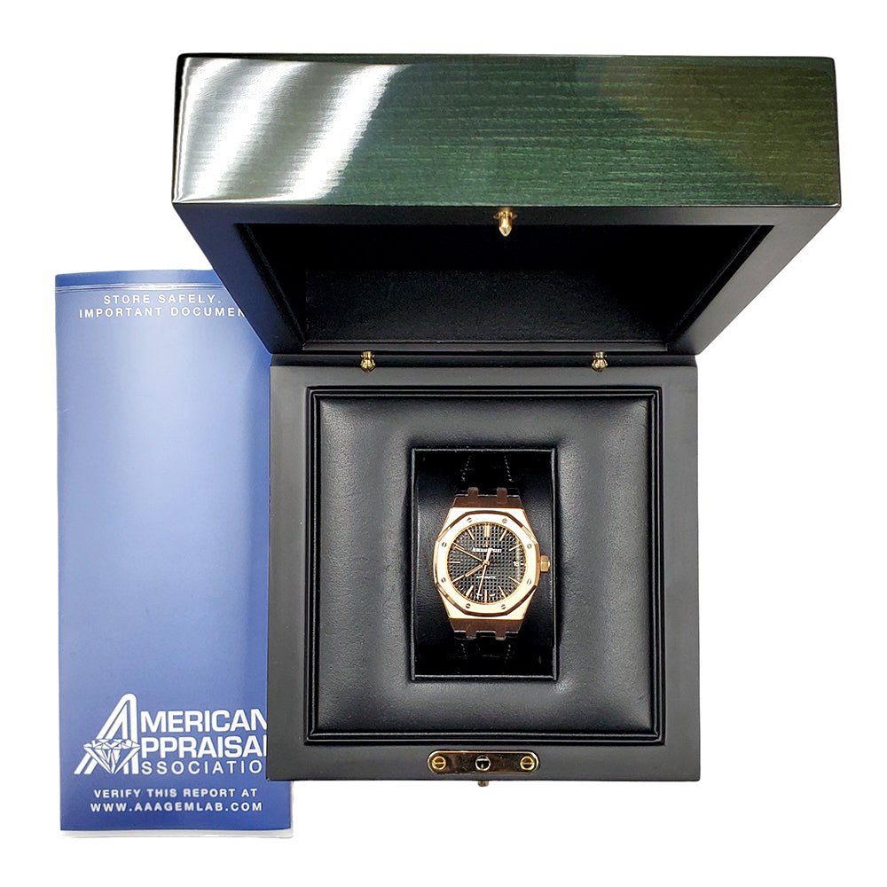 Audemars Piguet Rose Gold Royal Oak 37mm Watch 15450OR Box/Apr