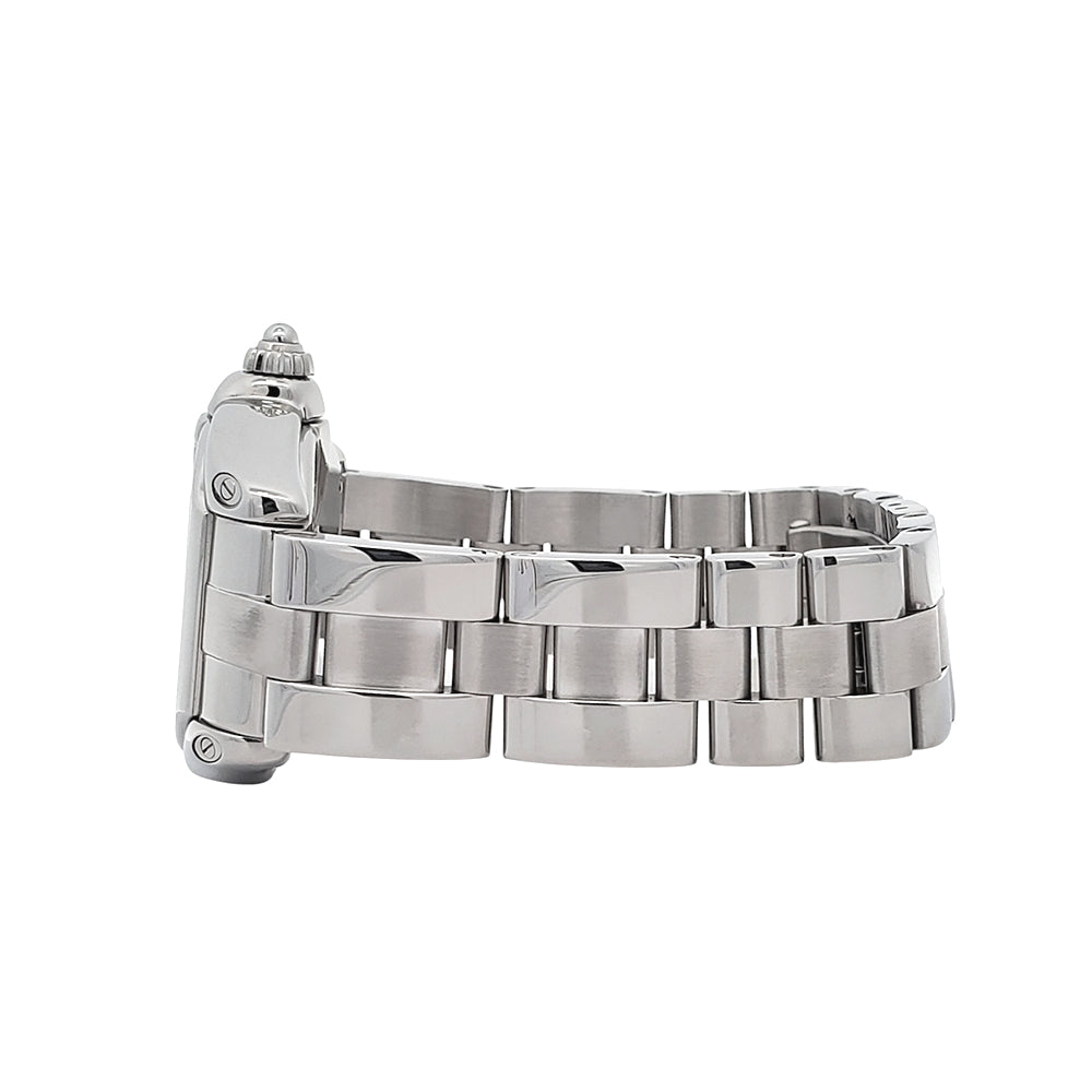 Cartier Roadster 30mm Roman Dial Steel Ladies Watch W62016V3 2675