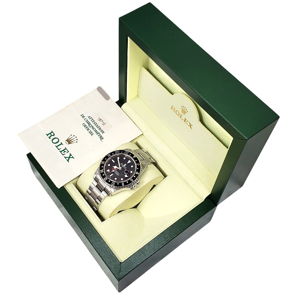 Rolex GMT-Master II 16710 Steel 40mm – Iconic Dual Time Classic
