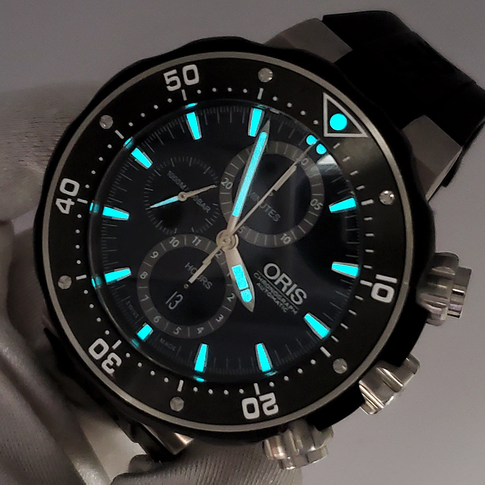 Shop Oris ProDiver Chronograph 1000M 51mm Watch ElegantSwiss