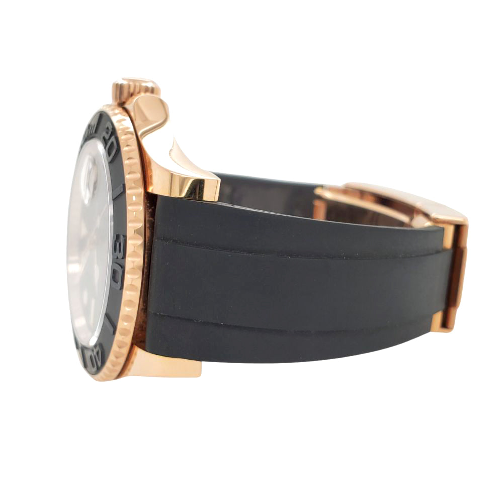 2021 Rolex Yacht-Master 40mm 126655 Black Dial Oysterflex Strap Rose Gold Watch Box Papers/Serial Tag