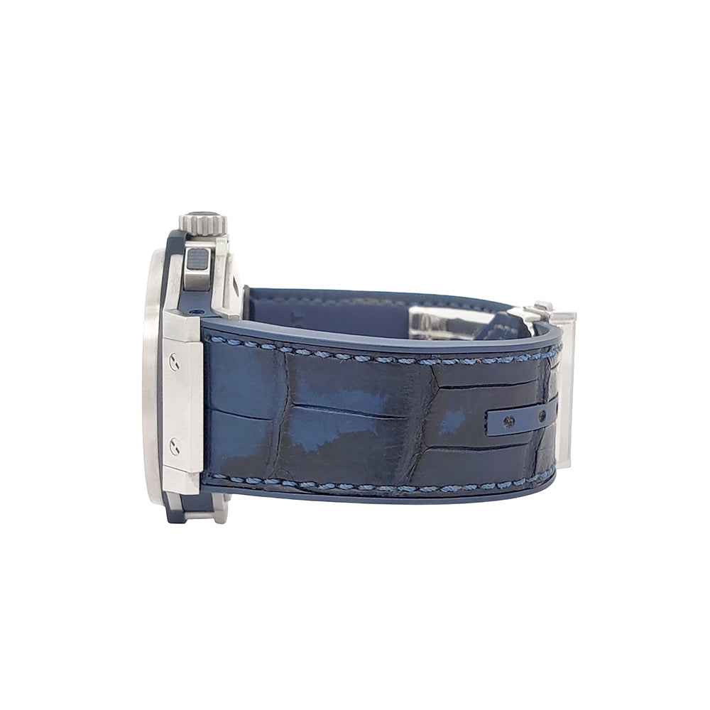 Hublot Big Bang Chronograph 44mm Blue Dial Steel Watch 301.SX.7170.LR Papers