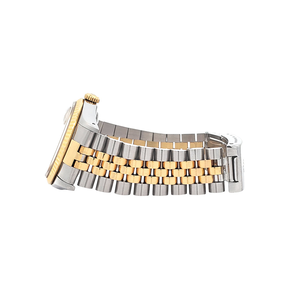 Rolex Datejust 36mm 16233 Factory Champagne Diamond Jubilee Dial 2-tone Yellow Gold/Steel Watch