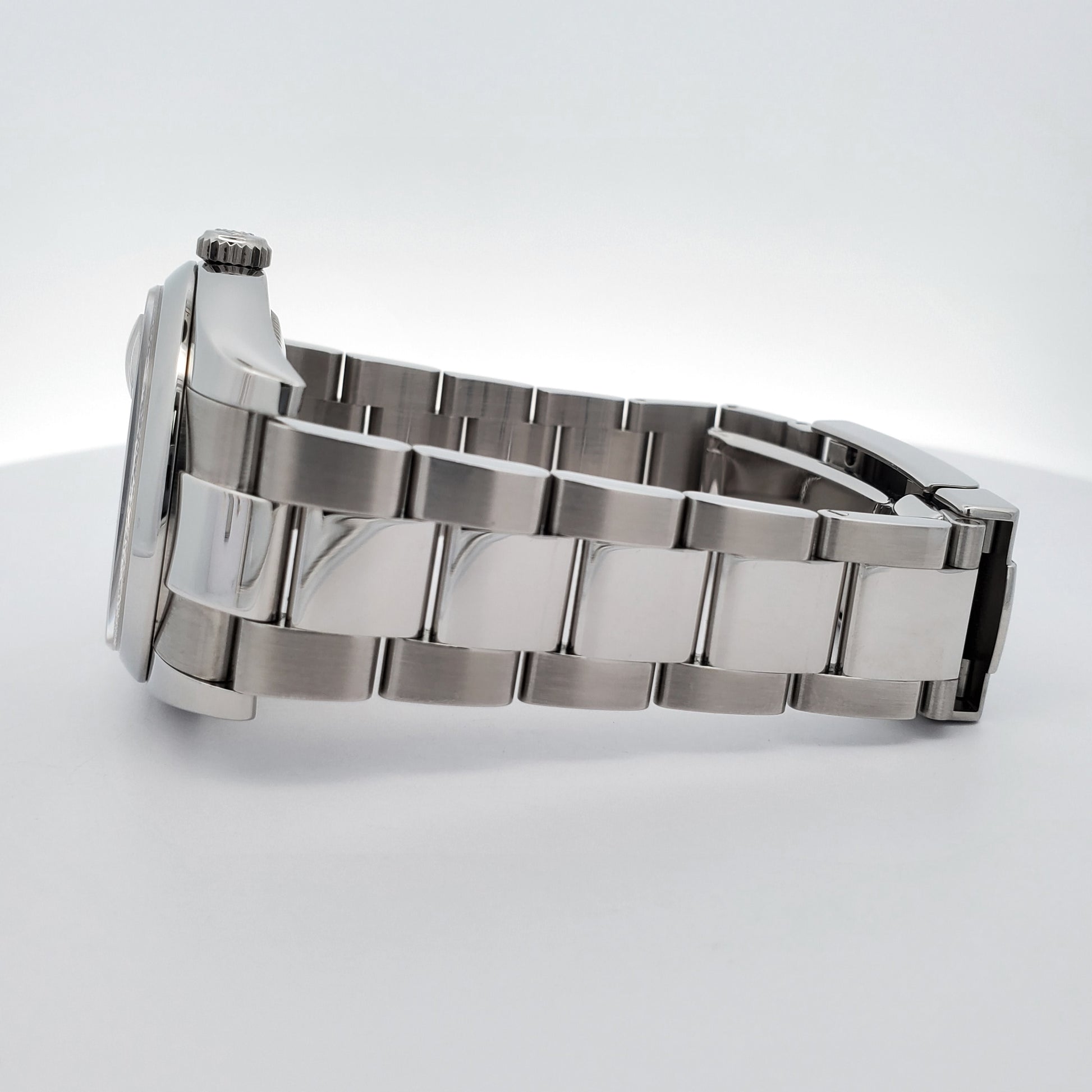 Rolex Datejust Black Index 36mm 116200 Steel Oyster Watch Box Papers