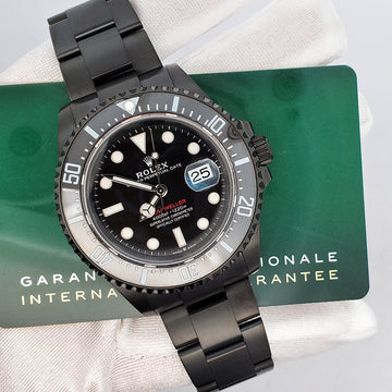 Rolex Sea-Dweller 43mm 126600 Red Line Black Dial 50th Anniversary Black PVD Watch Box Papers