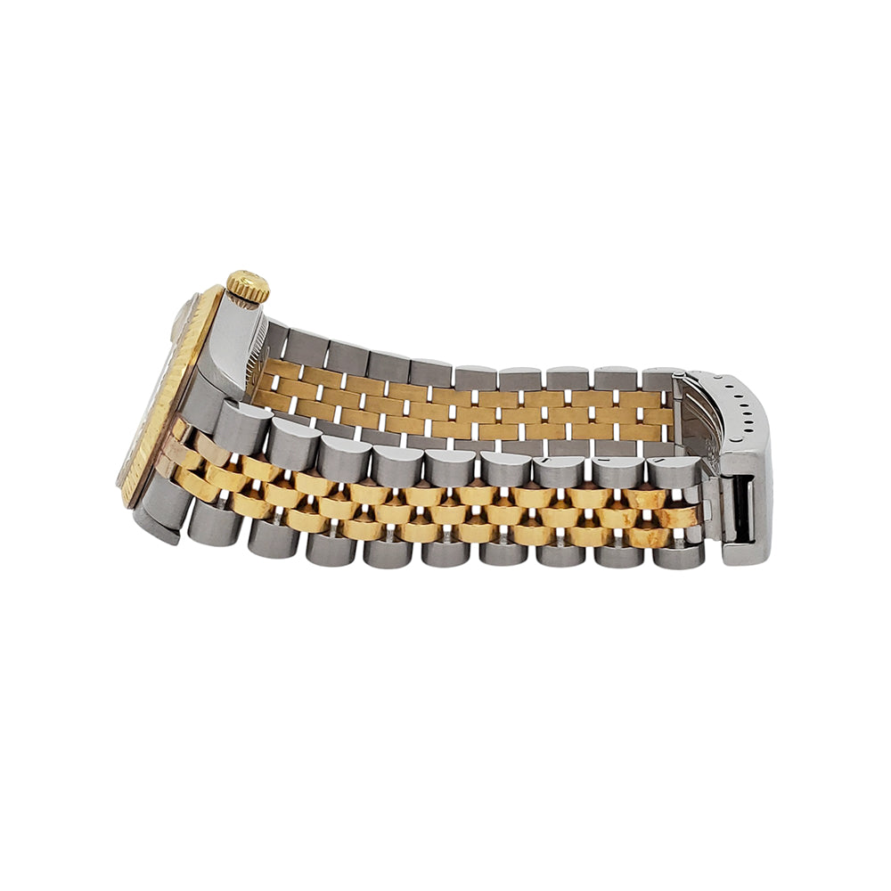 Rolex Datejust 31mm Champagne Pearl Roman 2-tone Yellow Gold/Steel Jubilee Watch 78273