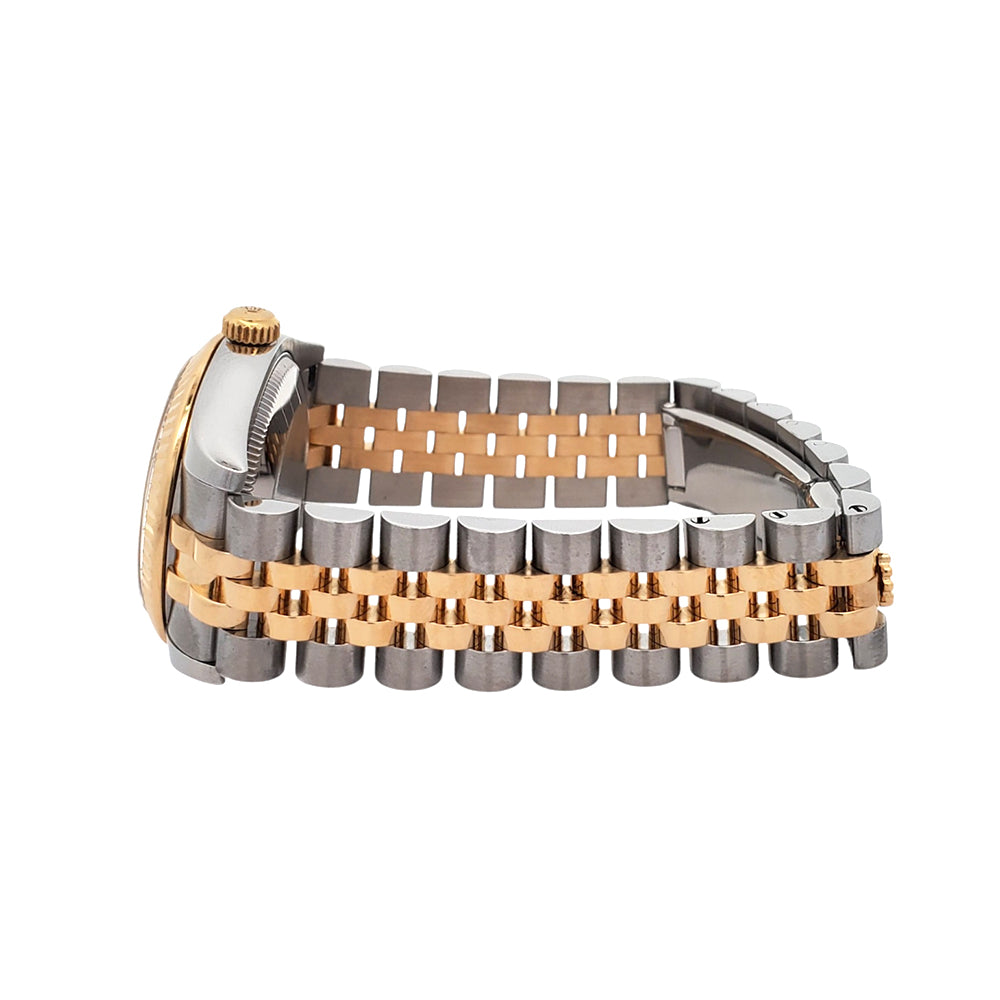 Rolex Datejust 31mm Champagne Roman 2-tone Yellow Gold/Steel Jubilee Watch 178273