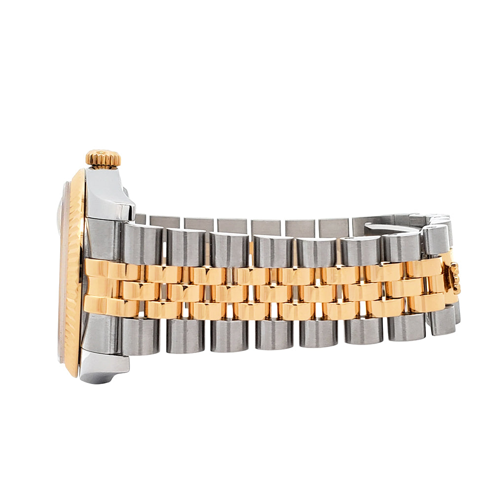 Rolex Datejust 36mm 116233 2-Tone Champagne Roman Dial Jubilee Watch Box Papers