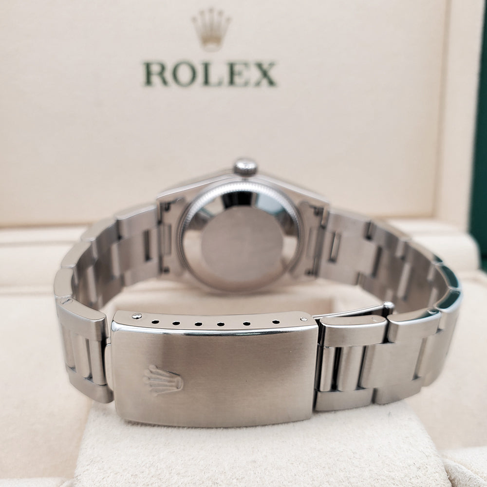 Rolex Datejust 31mm Black Index Dial Steel Watch 68240 Box Papers