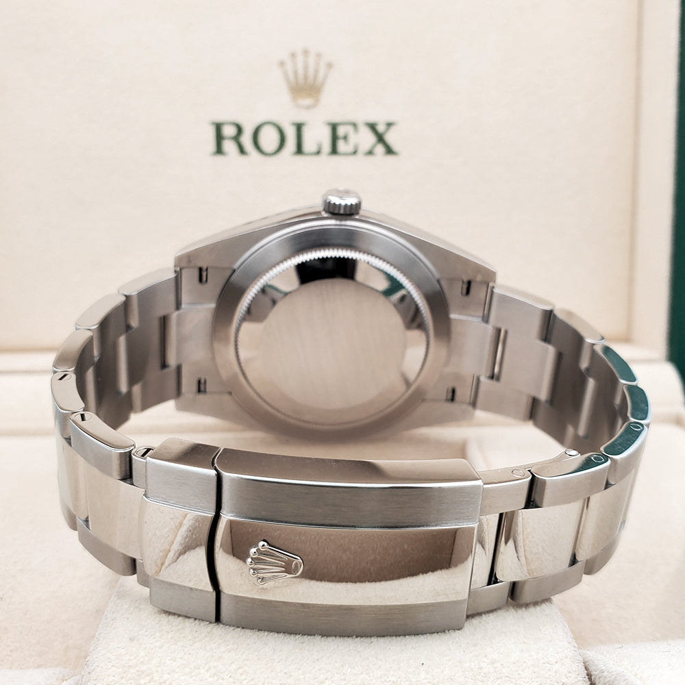 Rolex Datejust 41 126300 Dark Rhodium/Gray Index Oyster Watch Box Papers