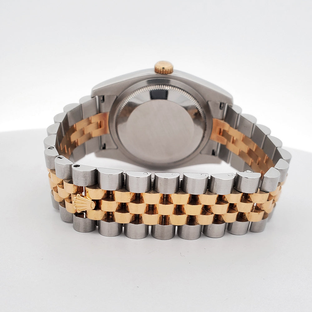 Rolex Datejust 36mm 2-Tone Yellow Gold/Steel Champagne Dial Watch 116233
