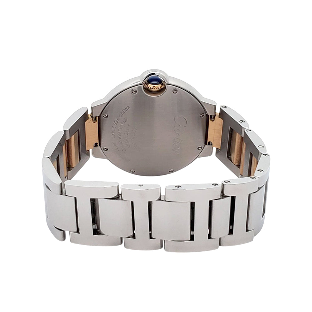Cartier Ballon Bleu 36mm 2-tone Yellow Gold/Steel Watch 3284 W2BB0012 Booklet