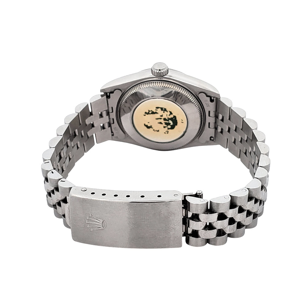 Rolex Datejust 31mm Cream Jubilee Arabic Dial Steel Watch Papers 68240