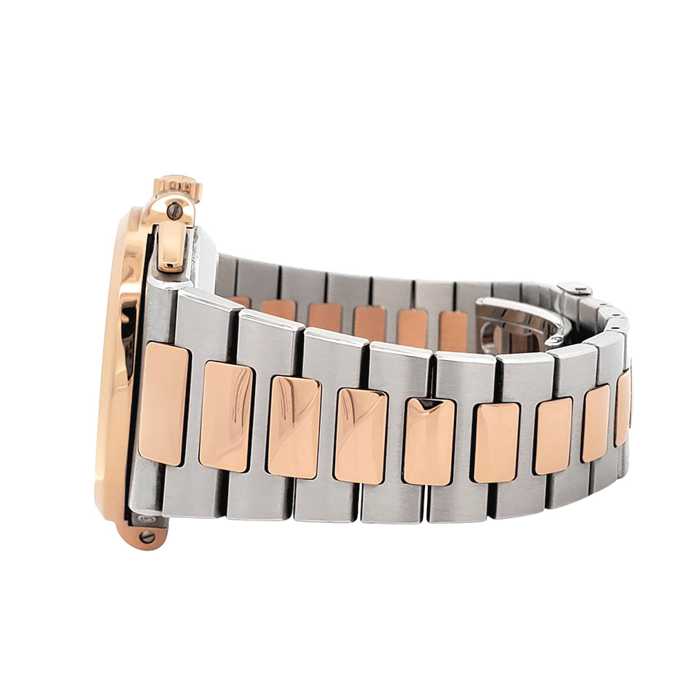 2017 Patek Philippe Nautilus Chronograph 5980/1AR-001 Blue Dial 2-Tone Rose Gold/Steel Watch Box Papers