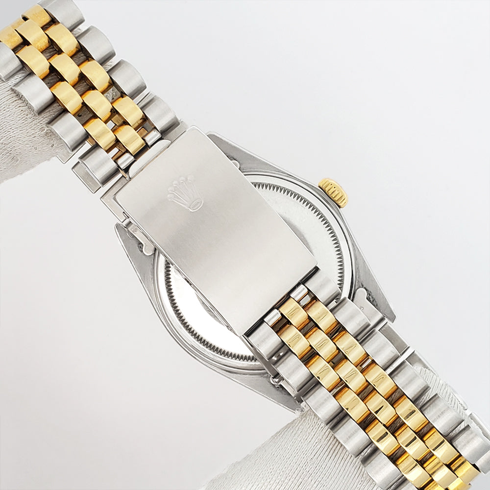 Rolex Datejust 36mm Champagne Index 2-tone Yellow Gold/Steel Jubilee 16013 Watch Papers