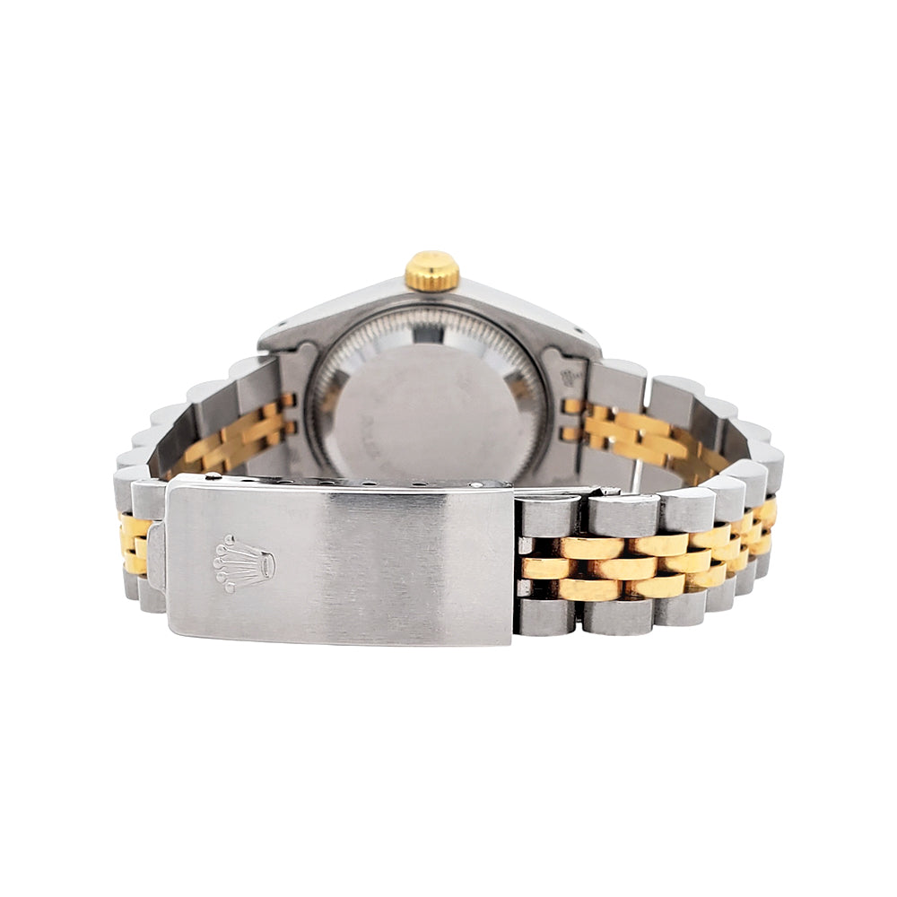Rolex Datejust 2-tone Yellow Gold/Steel Champagne Index Jubilee 26mm Watch 69173 Papers