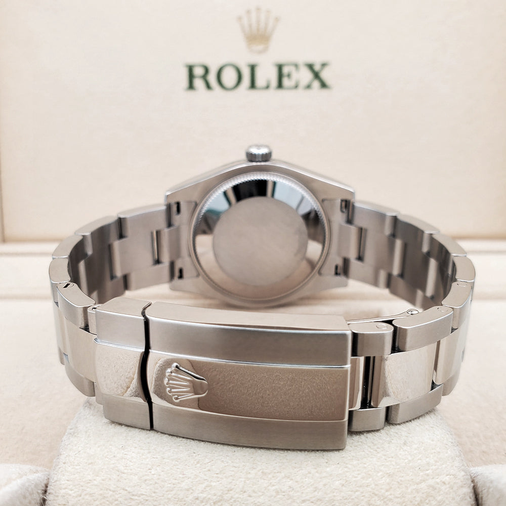 Rolex Datejust 31mm Silver Roman Steel Oyster Watch 178240 Box Papers