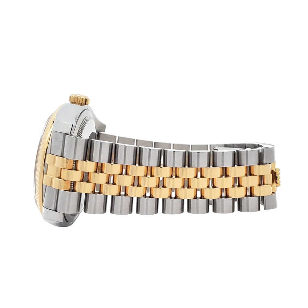 Rolex Datejust 36mm Slate Roman 2-Tone Yellow Gold/Steel Jubilee Watch 116233 Box/Papers/Tag