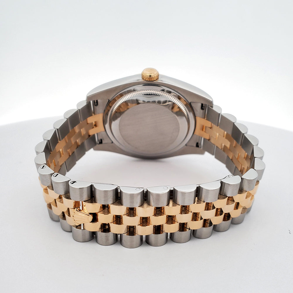 Rolex Datejust 36mm 116233 Factory Champagne Jubilee Diamond 2-tone Yellow Gold/Steel Jubilee Watch