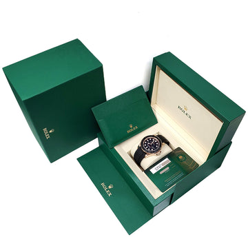 Mint 2025 Rolex Yacht-Master 126655 Black Dial Oysterflex Strap Rose Gold 40mm Watch Box/Papers