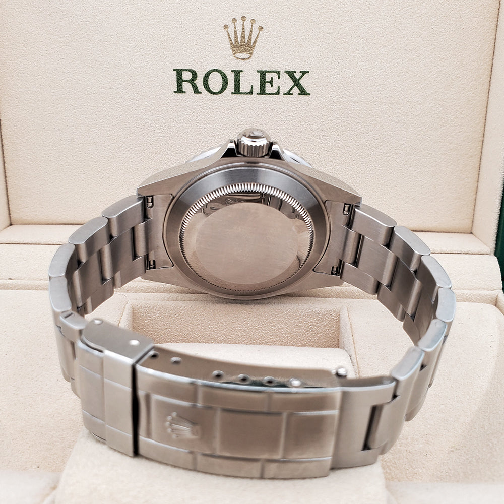 Rolex Submariner Date 40mm Black Dial Steel Oyster Watch 16610 Box Papers