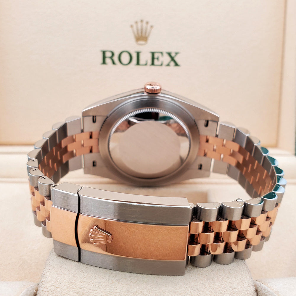 Rolex Datejust 41 126331 Factory Diamond Dial 2-tone Rose Gold/Steel Jubilee Watch Box Papers