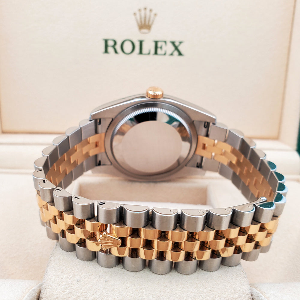 2022 Rolex Datejust 36mm 116233 Silver Index 2-tone Yellow Gold/Steel Jubilee Watch Box Papers