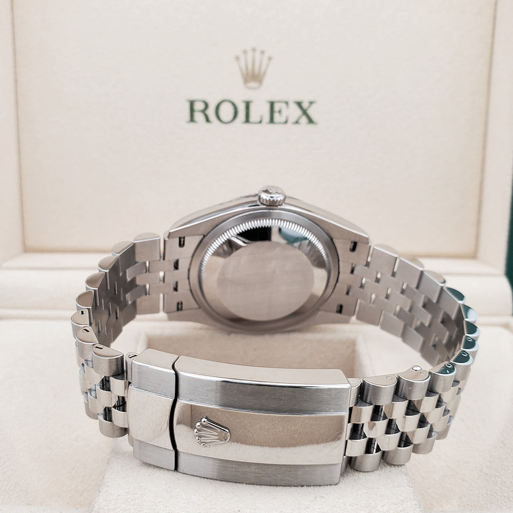 Authentic Rolex Datejust 36mm 126234 White Roman Dial Watch