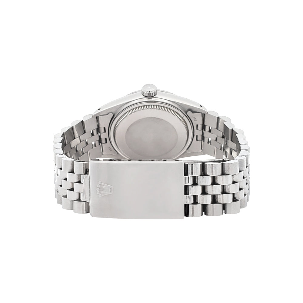 Rolex Datejust 36mm 16030 Blue Index Dial Steel Jubilee Watch