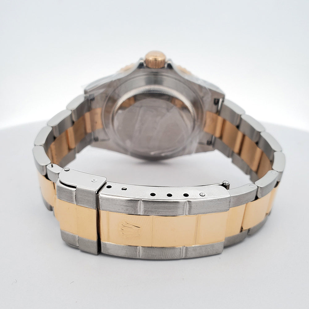 Rolex Submariner Date Factory Diamond Serti 2-Tone Yellow Gold/Steel Oyster Watch 16613
