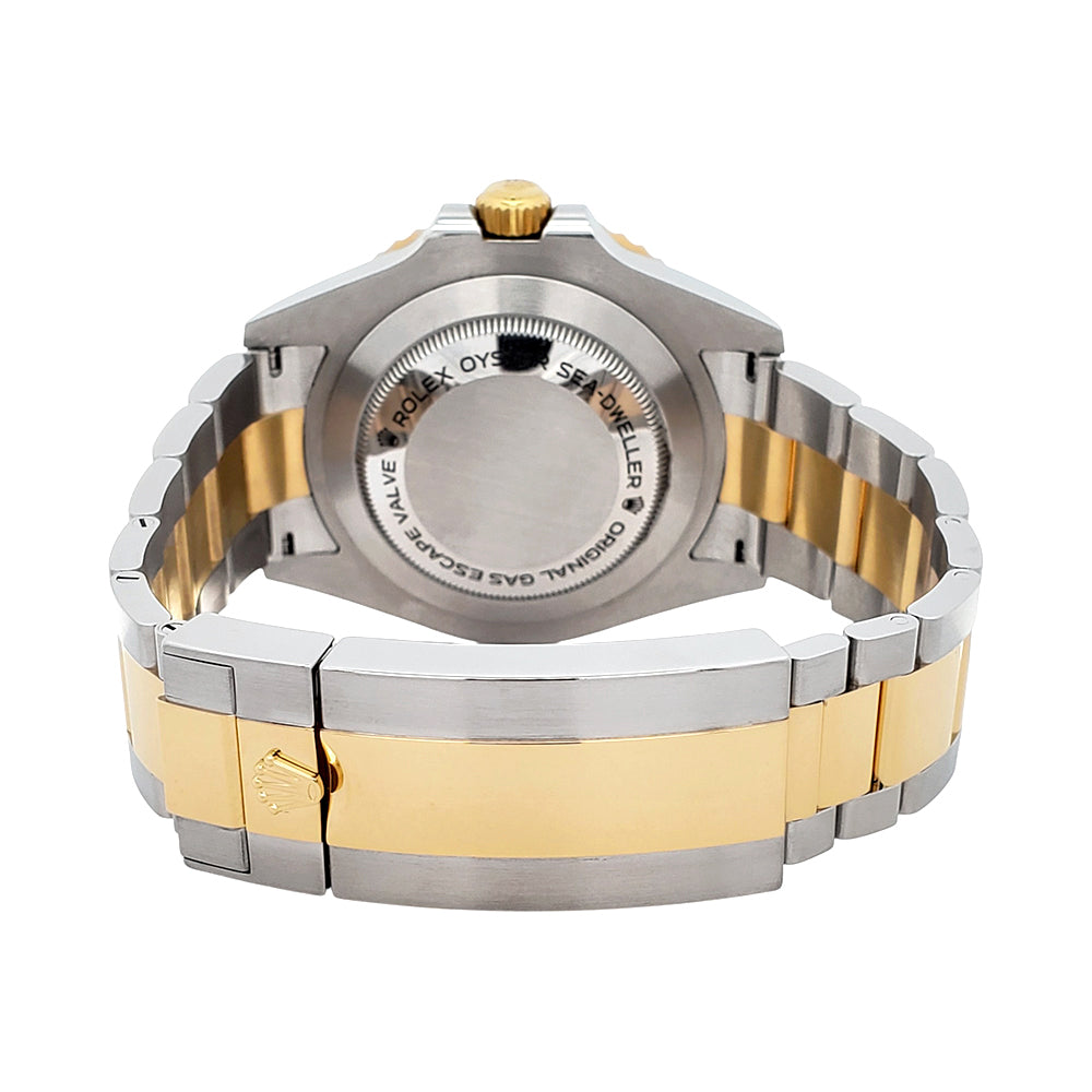 2022 Rolex Sea-Dweller 43mm 126603 Black Ceramic Yellow  Gold/Steel Watch Box Papers
