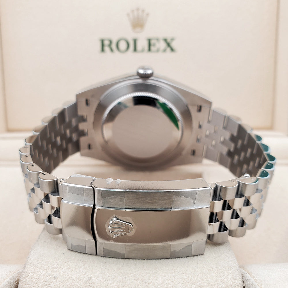 2024 Unworn Rolex Datejust 41 126300 Wimbledon Slate Roman Steel Jubilee Watch Box Papers