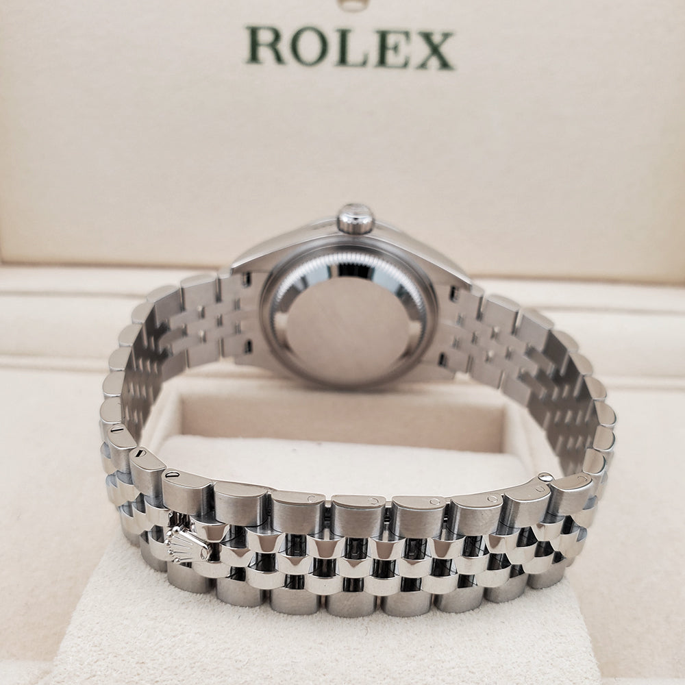 Rolex Lady-Datejust 28mm 279160 White Roman Dial Steel Jubilee Watch 2023 Box Papers