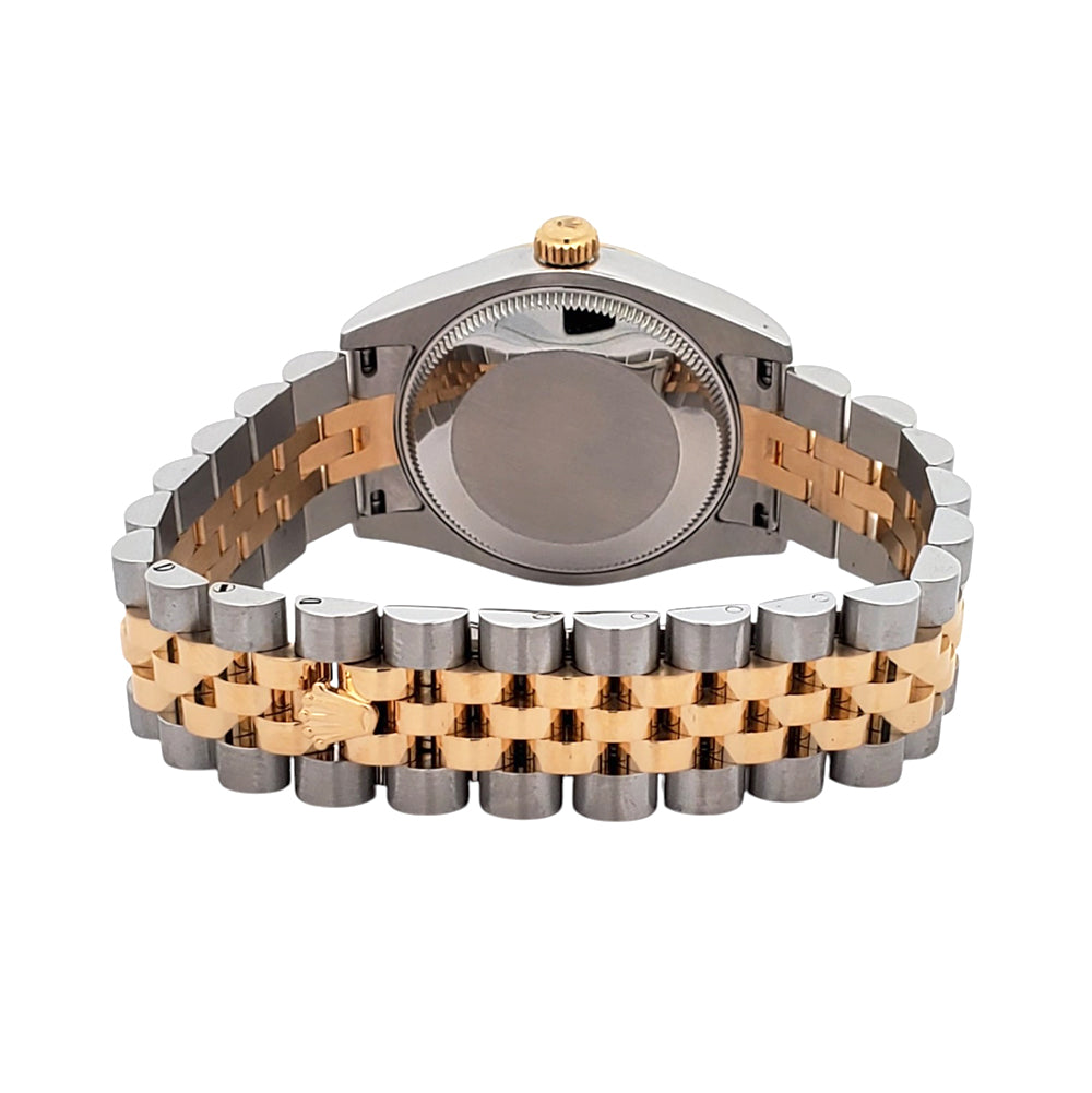 Rolex Datejust 31mm Champagne Roman 2-tone Yellow Gold/Steel Jubilee Watch 178273