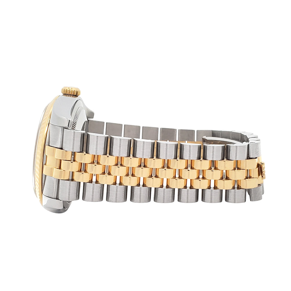 Rolex Datejust Factory Champagne Diamond Dial 2-tone Yellow Gold/Steel Jubilee 36mm Watch 116233