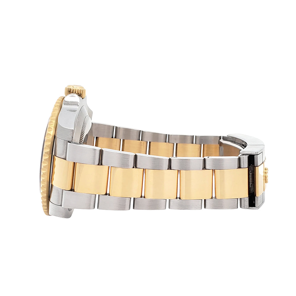 Rolex Submariner 40mm 116613LB Yellow Gold/Steel Blue Dial Watch Box/Papers/Tag