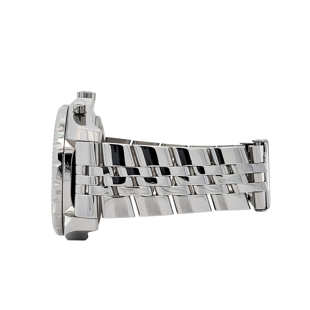 Breitling Bentley 6.75 Chronograph 49mm Brown Index Dial Big Date Steel Watch A44362 Papers