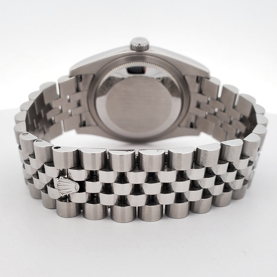 Rolex Datejust Silver Tuxedo Dial 36mm 116200 Steel Jubilee Watch